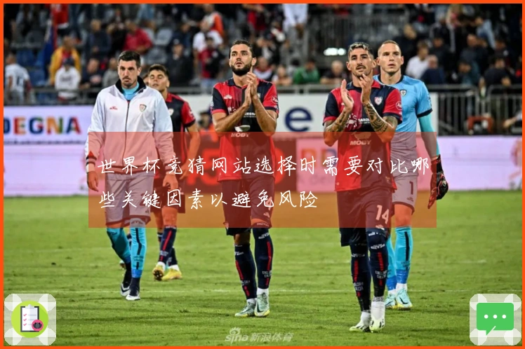 世界杯竞猜网站选择时需要对比哪些关键因素以避免风险